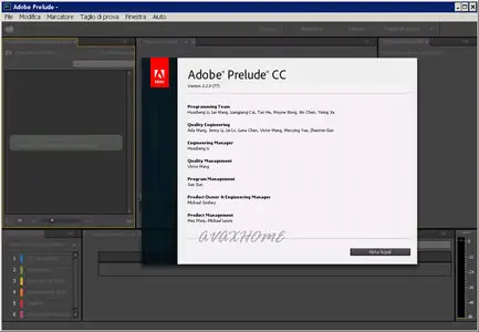 Adobe Prelude CC 2.2.0 build 77