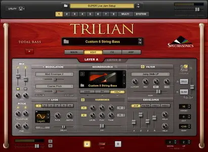 Spectrasonics Trilian VSTi AU RTAS PC MAC DVD1-5 