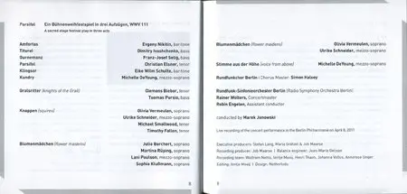 Richard Wagner - Parsifal (2012) [4CD BoxSet] {PentaTone Classics}
