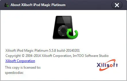 Xilisoft iPod Magic Platinum 5.5.8.20140201