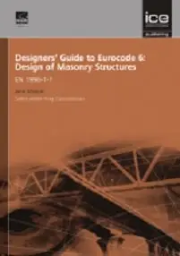 Designers' Guide to Eurocode 6: Design of Masonry Structures: EN 1996-1-1: General rules for reinforced (Repost)