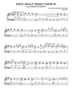 Thou Shalt Bring Them In - Georg Friedrich Händel (Piano Solo)