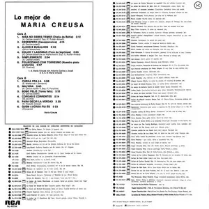 Maria Creuza – Lo Mejor de Maria Creuza (1978) 