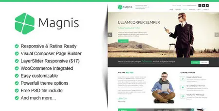 ThemeForest - Magnis v1.0 - Corporate Multipurpose WordPress Theme 