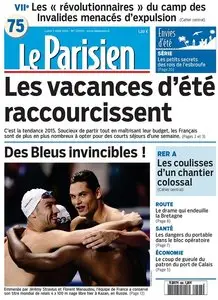 Le Parisien du Lundi 3 Août 2015