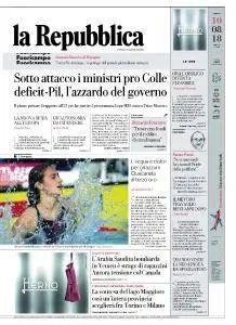 la Repubblica - 10 Agosto 2018