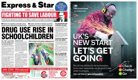 Express and Star Sandwell Edition – July 13, 2020