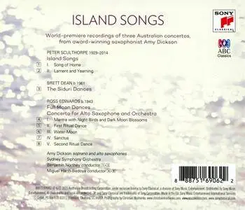 Amy Dickson, Sydney Symphony Orchestra - Island Songs: Peter Sculthorpe, Brett Dean, Ross Edwards (2015)