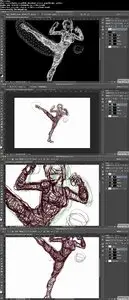 Digital Drawing and Painting in Illustrator and Photoshop
