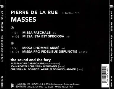 The Sound and the Fury - Pierre de la Rue: Masses (2018)