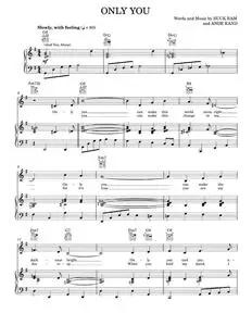 Only You (And You Alone) - Alvin And The Chipmunks Movie, The Platters (Piano-Vocal-Guitar)