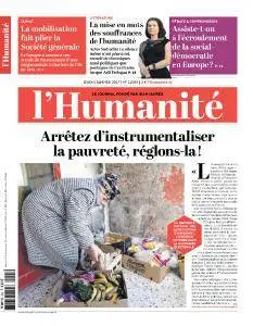 L'Humanité du Jeudi 5 Janvier 2017