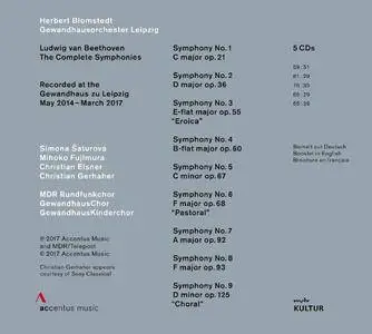 Herbert Blomstedt - Beethoven: The Complete Symphonies (5CD Box Set, 2017)