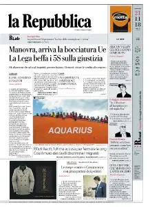 la Repubblica - 21 Novembre 2018