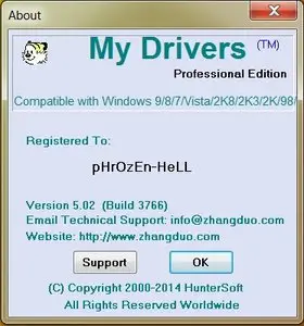 My Drivers Professional Edition 5.02 Build 3766