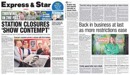 Express and Star Sandwell Edition – August 15, 2020