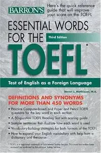 Essential Words for the TOEFL (Essential Words for the Toefl)