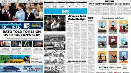 Philippine Daily Inquirer – January 21, 2017