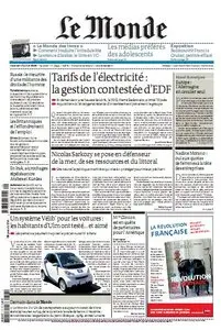 Le Monde 17 Juillet 09 plus Suppl. Livre