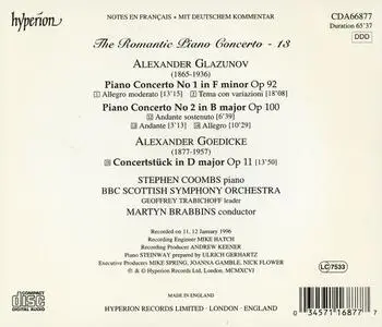 Stephen Coombs, Martyn Brabbins - The Romantic Piano Concerto Vol. 13: Glazunov & Goedicke: Piano Concertos (1996)