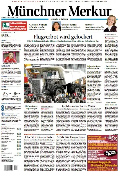 Münchner Merkur vom 20. April 2010
