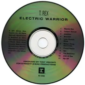 T. Rex - Electric Warrior (1971) [2012, USA Original Reissue, Reprise R2 6466]