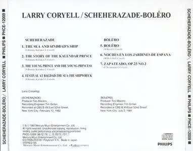 Larry Coryell - Scheherazade - Bolero (1982) {PolyGram Japan}