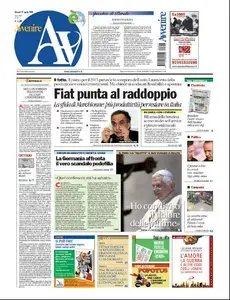 AVVENIRE DEL 22 APRILE 2010