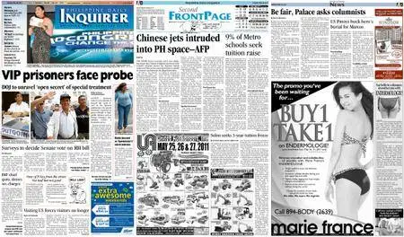 Philippine Daily Inquirer – May 20, 2011