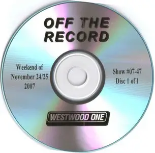U2 - Off The Record Classic (2007) {Westwood One Radio Networks} **[RE-UP]**