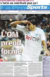 La Provence plus Cahiers Sports, du 26 Septembre 2010