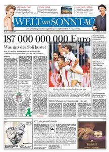 Die Welt am Sonntag 26 September 2010