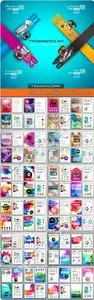 Brochure and flyer template vector 24