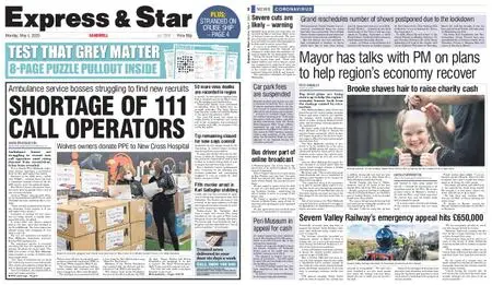 Express and Star Sandwell Edition – May 04, 2020
