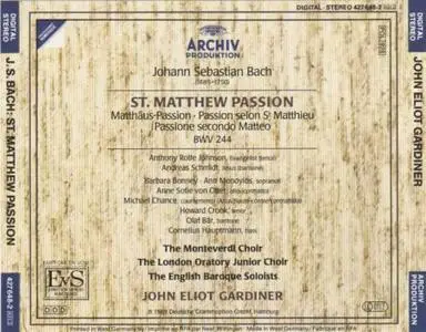 J.S. Bach Matthaus Passion BWV 244 - John Eliot Gardiner