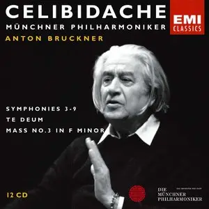 Bruckner: Symphonies Nos. 3-9; Mass in F minor; Te Deum - Celibidache, Munich PO (12-Disc set) [2002]