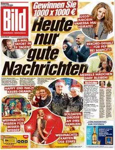 Bild Zeitung vom 24 Dezember 2015