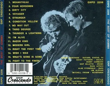 Gamma - The Best Of Gamma (1992)