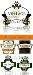 Vintage Label Concept - Stock Vectors 