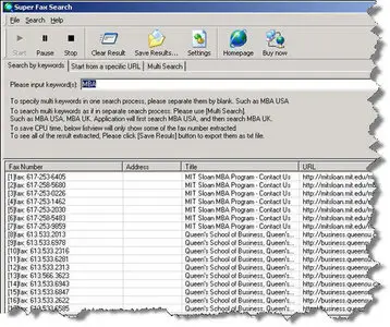 Super Fax Search v1.90