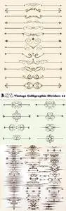 Vectors - Vintage Calligraphic Dividers 12