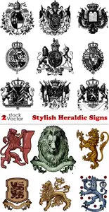 Vectors - Stylish Heraldic Signs