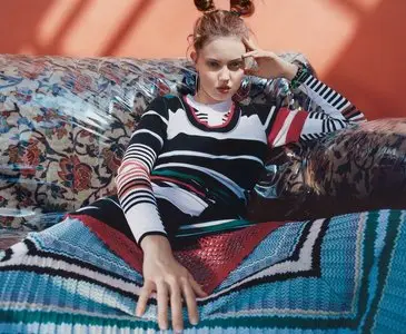 Lindsey Wixson by Tyrone Lebon for W Magazine December 2014