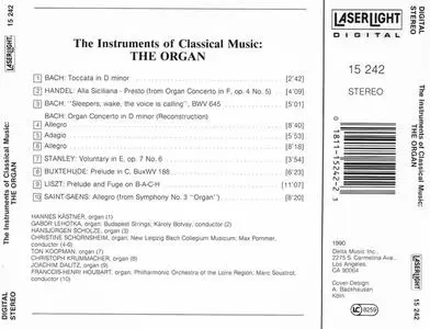 VA - The Instruments Of Classical Music Vol. 8: The Organ (1990) {Laserlight}