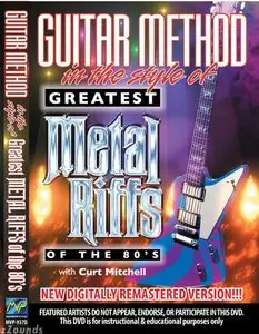 Guitar Method in the Style of Greatest Metal Riffs of the 80's