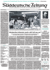 Süddeutsche Zeitung vom Freitag, 12. Dezember 2014