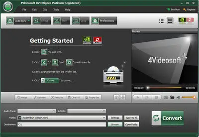 4Videosoft DVD Ripper Platinum 5.0.10