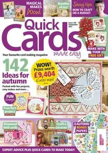 Quick Cards Made Easy – August 2017