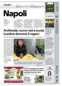 la Repubblica Napoli - 20 Dicembre 2018