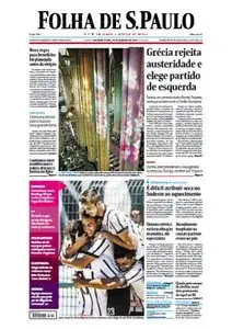 Folha de São Paulo - 26 de janeiro de 2015 - Segunda